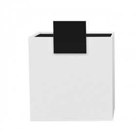 Withouten receptiebalie met zwart decor