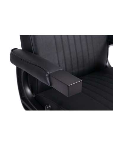 Sillón de barbero Salvatore: clásico y robusto, negro mate