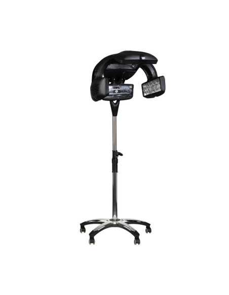 Climazon multifunction infra quartz helmet on black stand