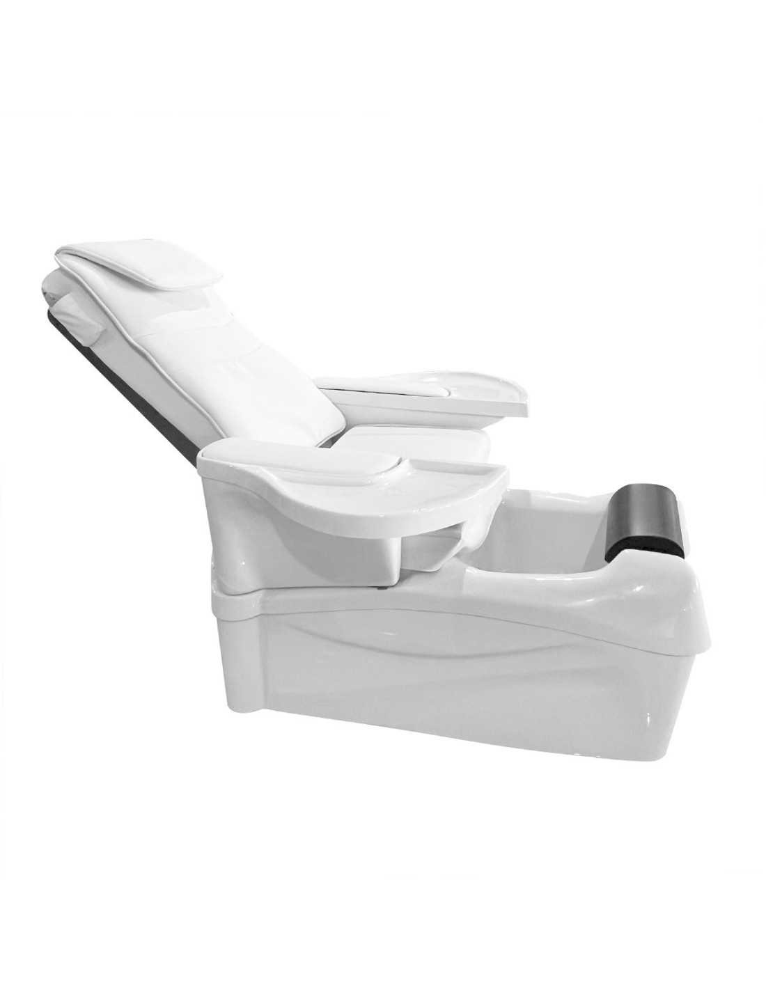 Pedispa Pedicure Chair with Integrated Massage, WHITE