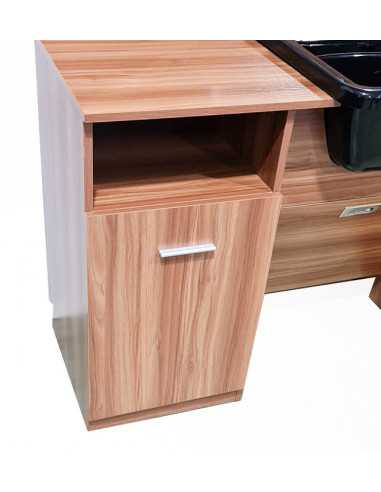 LOT 3 Poste Barber - Meuble barbier shop V3 BL