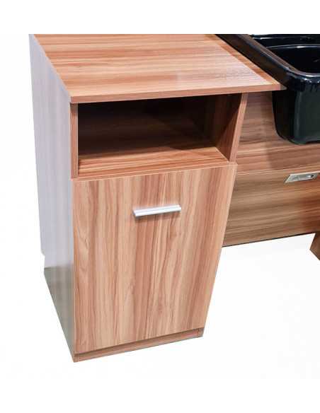 LOT 3 Poste Barber - Meuble barbier shop V3 BL