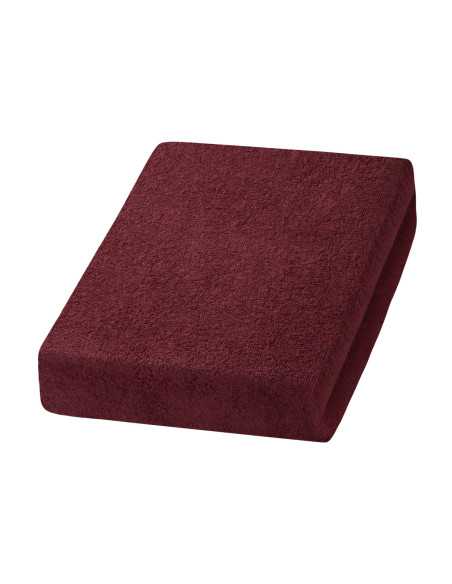 Prześcieradło frotte brązowe 