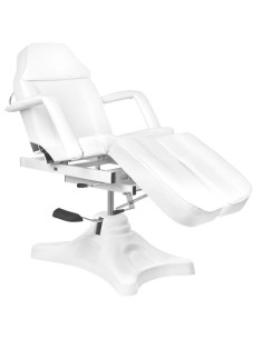 Fotel kosmetyczny hyd. A 234C pedi biały 