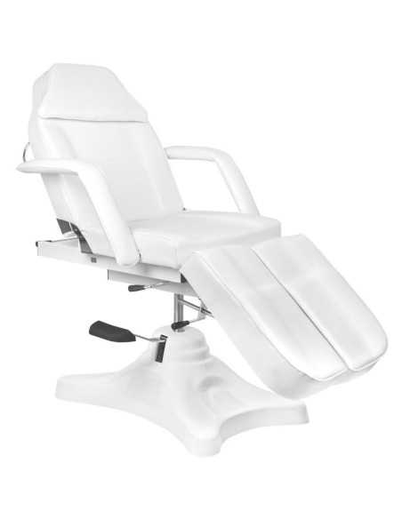 Fotel kosmetyczny hyd. A 234C pedi biały 