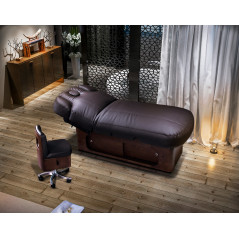 Massage Table HZ-3361A-5HM LOLA Spa Massage Bed Brown