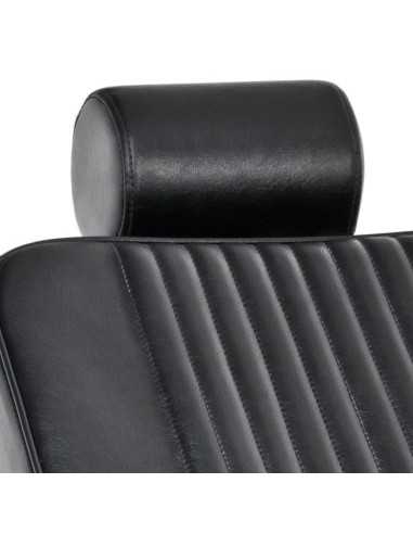 Poltrona da barbiere Steel Vintage Pro: stile industriale e resistenza in acciaio inossidabile