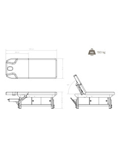 Massagetafel HZ-3376A AYLAH spa-massagetafel 2