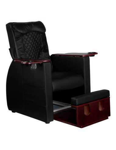 Fotel spa do pedicure z massage pleców Azzurro 101 czarny 