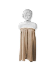 Peleryna frotte beżowa nr 25 2