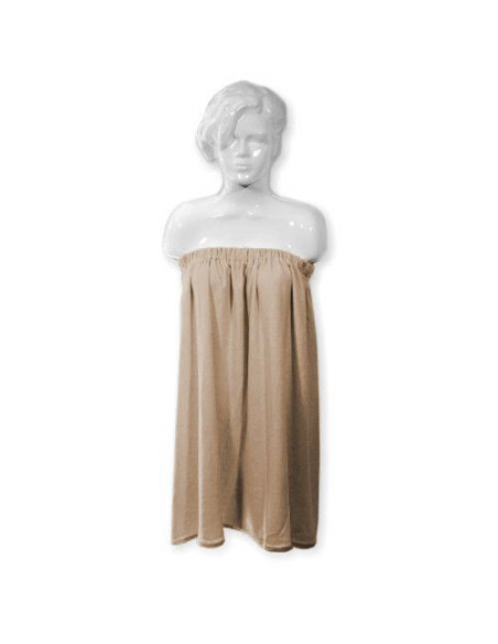 Peleryna frotte beżowa nr 25 