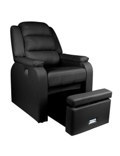 Fotel spa do pedicure Hilton czarny 