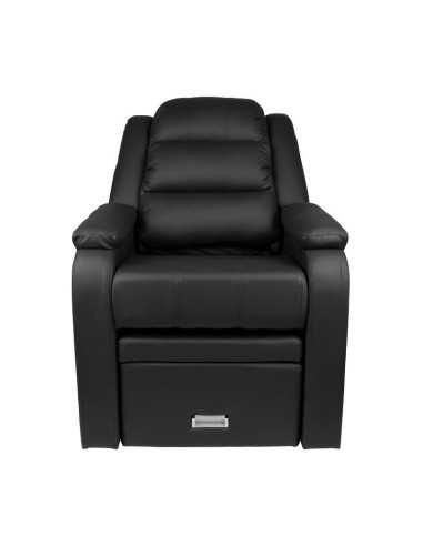 Fotel spa do pedicure Hilton czarny 