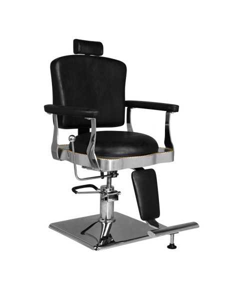 Hair System fotel barberski SM180 czarny 