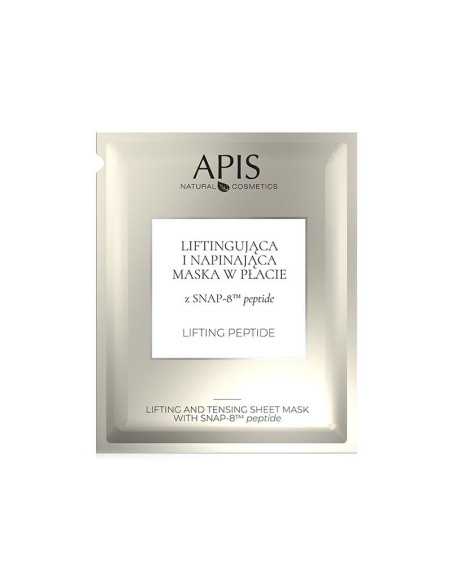 APIS LIFTING PEPTIDE Liftingująco – napinający maska w płacie z SNAP-8 TM peptide 20 g 
