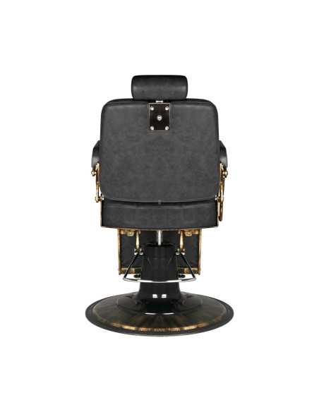 Gabbiano fotel barberski Boss HD Old Leather czarny 