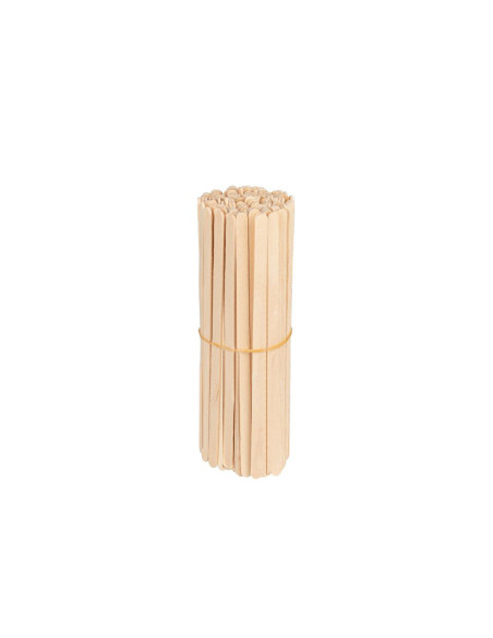 Szpatułka drewniana mała 140 x 6 x 1.4 mm - 100 sztuk 