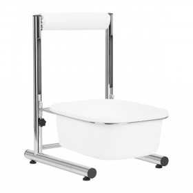 Brodzik do pedicure z regulowaną wysokością chrom  2