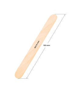 Szpatułka drewniana duża 150 x 18 x 1.8 mm - 50 sztuk 2