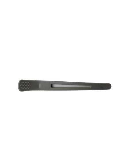 Klamry klipsy fryzjerskie do włosów E-12B 6 szt. 11,5 cm szare 