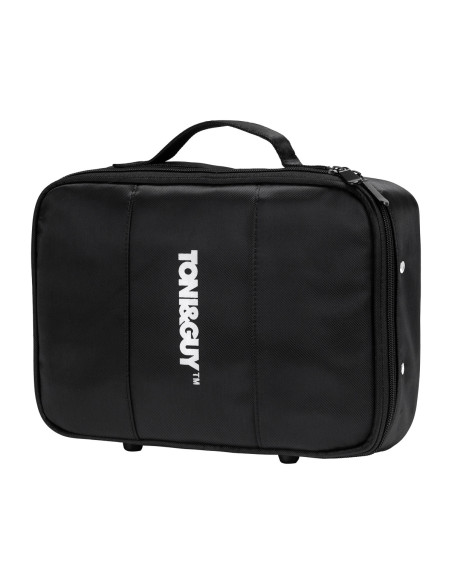 Barber's hairdressing case, black material 