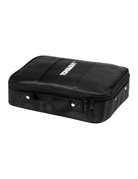 Barber's hairdressing case, black material 