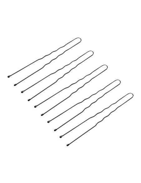 Kokówki fryzjerskie do włosów E-65 300 szt. 7 cm czarne 