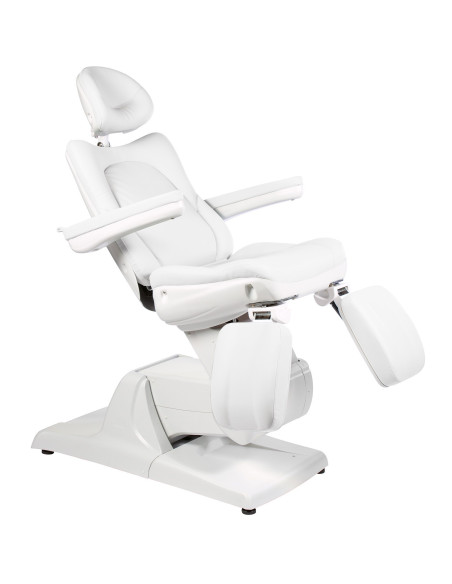 Krzesła podologiczne HZ-3870S-BL Fotel elektryczny do pedicure Sadira Biały