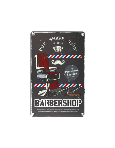 Tablica ozdobna barber B021 