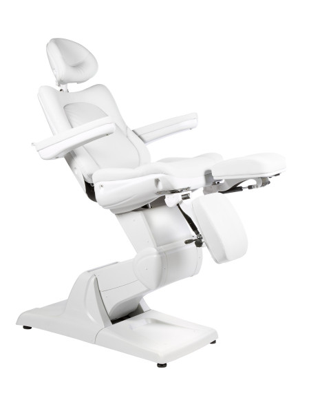 Krzesła podologiczne HZ-3870S-BL Fotel elektryczny do pedicure Sadira Biały