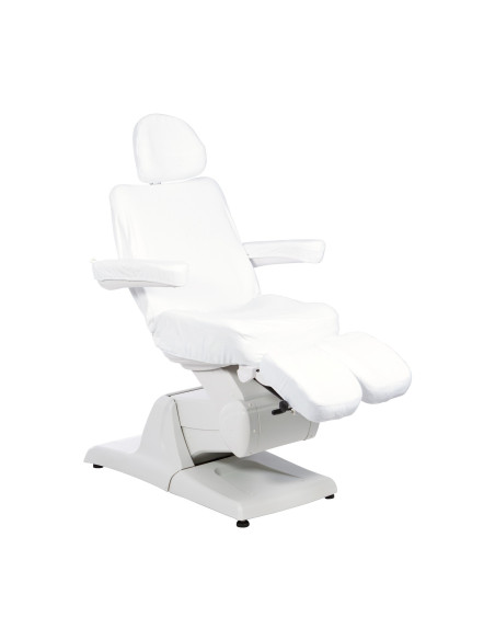 Krzesła podologiczne HZ-3870S-BL Fotel elektryczny do pedicure Sadira Biały