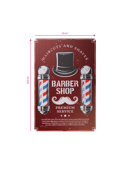 Tablica ozdobna barber B030 