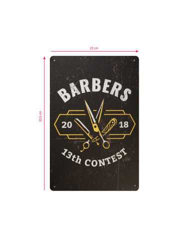 Tablica ozdobna barber B038 
