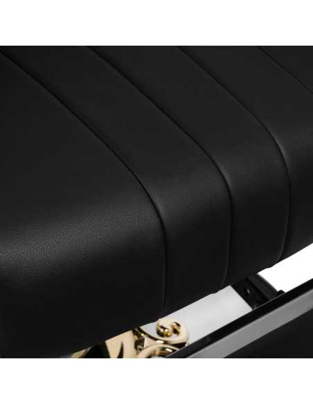 Chaise de barbier gabbiano livio, noir 