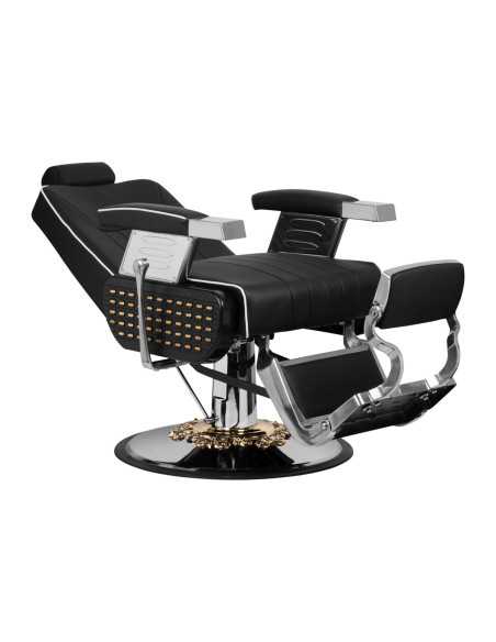 Chaise de barbier gabbiano livio, noir 