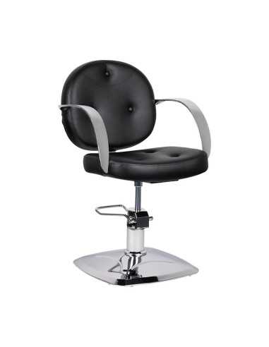 Gabbiano Asti hairdressing chair, black {attributes}
