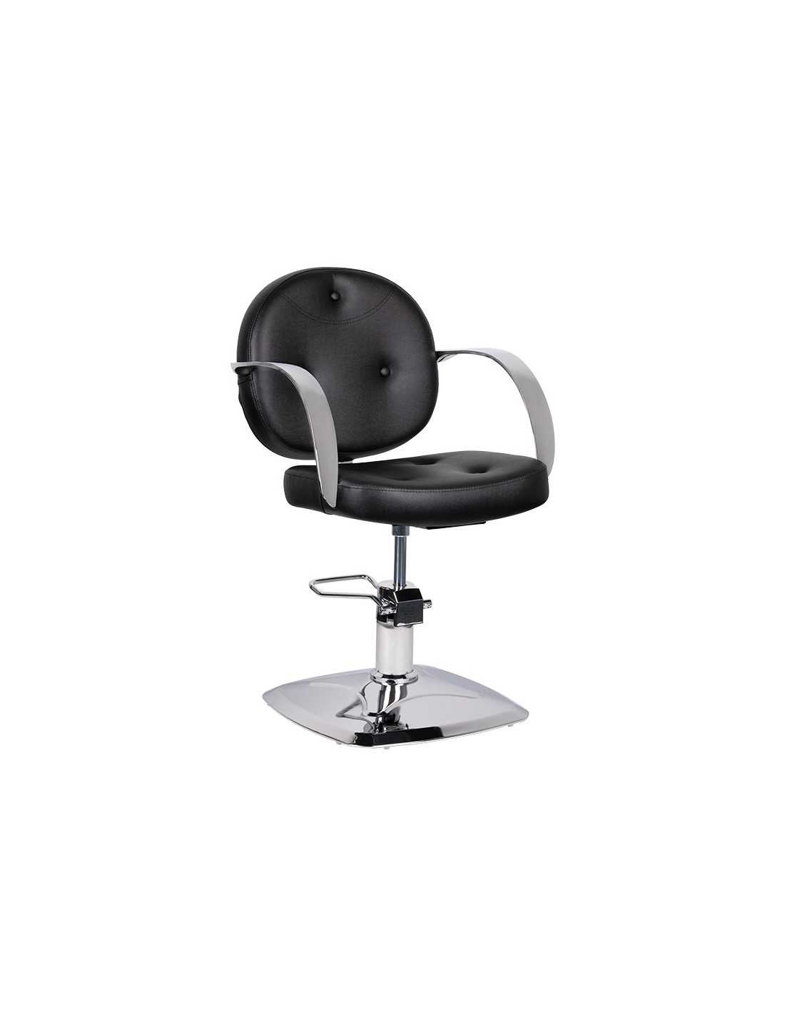 Gabbiano Asti hairdressing chair, black {attributes}