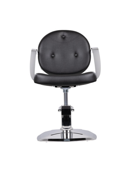 Chaise de coiffure gabbiano asti, noire {attributes}
