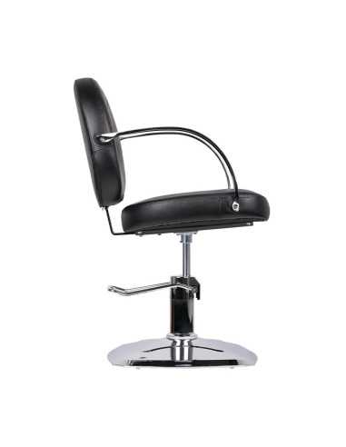 Chaise de coiffure gabbiano asti, noire {attributes}