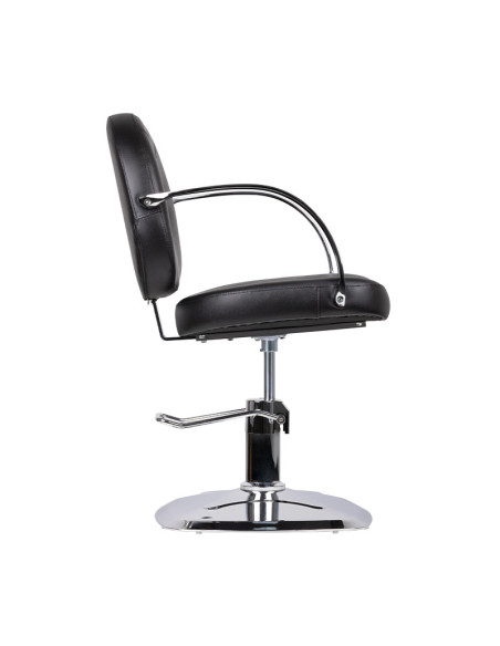 Chaise de coiffure gabbiano asti, noire {attributes}