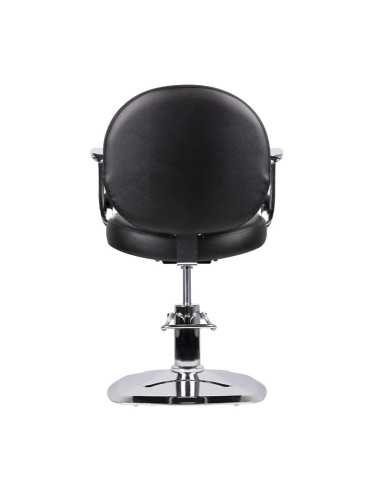 Chaise de coiffure gabbiano asti, noire {attributes}