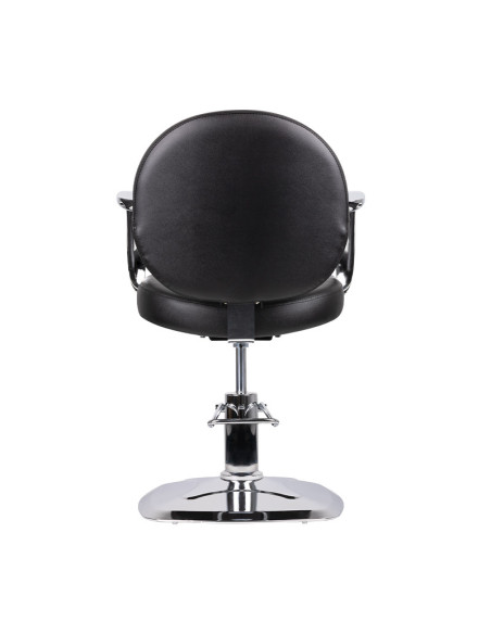 Chaise de coiffure gabbiano asti, noire {attributes}