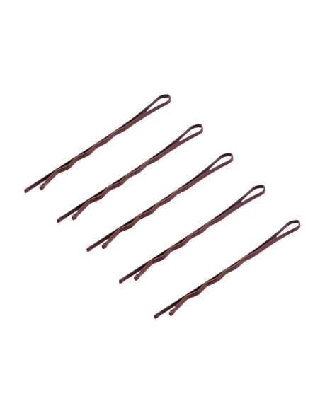 Wsuwki fryzjerskie do włosów E-58 120 szt 5,6 cm miedziany 