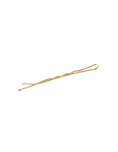 Wsuwki fryzjerskie do włosów E-64 36 szt. 6 cm złote 