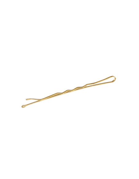 Wsuwki fryzjerskie do włosów E-64 36 szt. 6 cm złote 