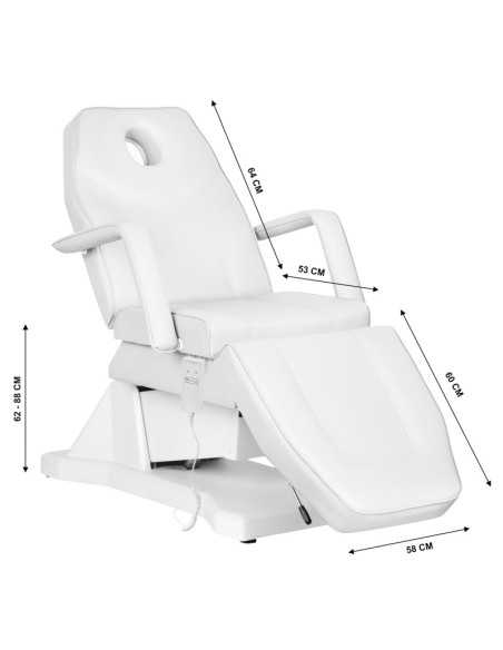 Sillon fotel kosmetyczny elektryczny Soft 1 siln. biały 