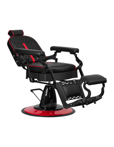 Chaise de barbier gabbiano diego, noir 