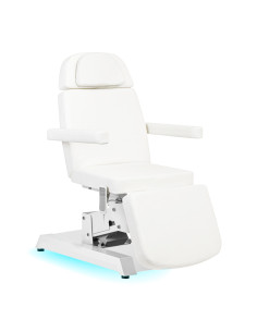 Fotel kosmetyczny Expert W-12D 2 silniki biały  2