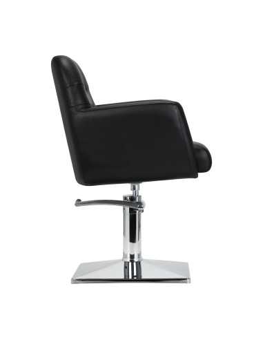 Fauteuil de coiffure noir gabbiano monaco {attributes}
