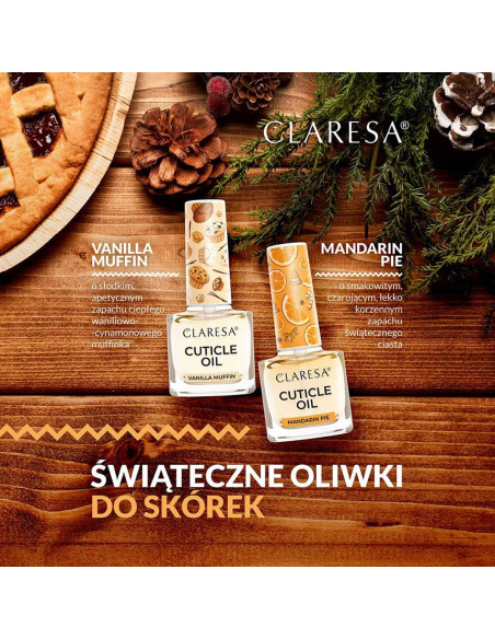 CLARESA oliwka do skórek Vanilla Muffin 5ml 